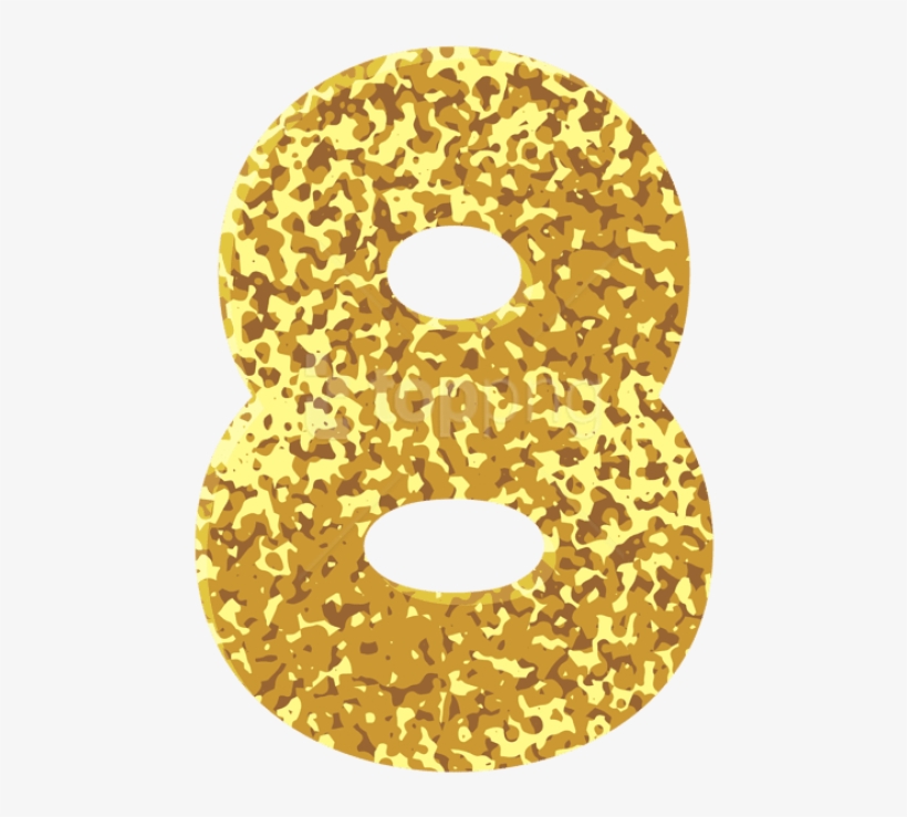 Free Png Gold Style Number Eight Png Images Transparent - Paper, transparent png download
