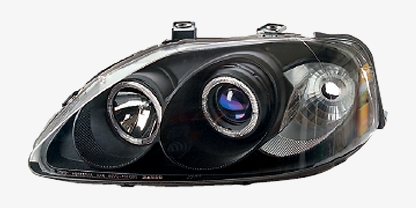 Honda Civic Fd 2006-2012 Headlight Projector With Daytime - Headlamp, transparent png download