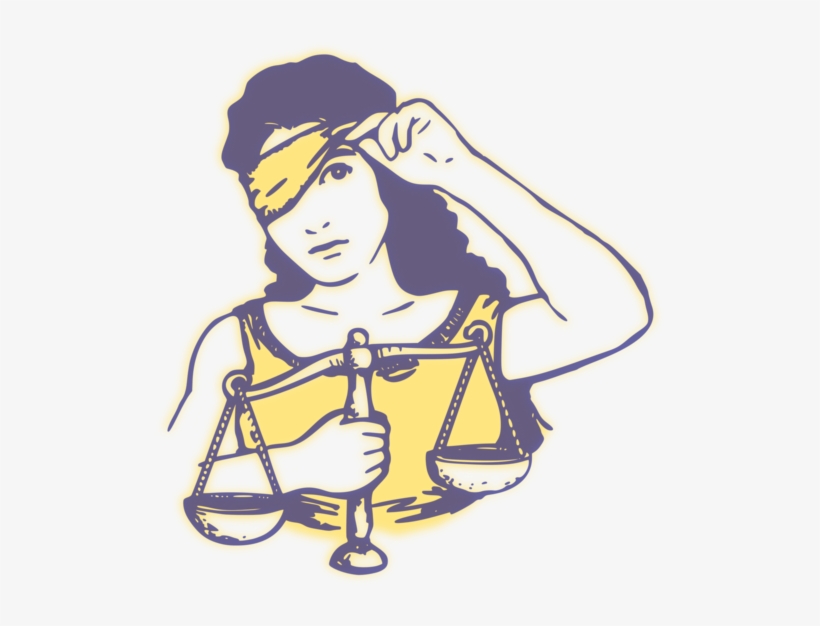 National Law Institute University Justice Court Law - Innocent Until Proven Guilty Cartoon, transparent png download