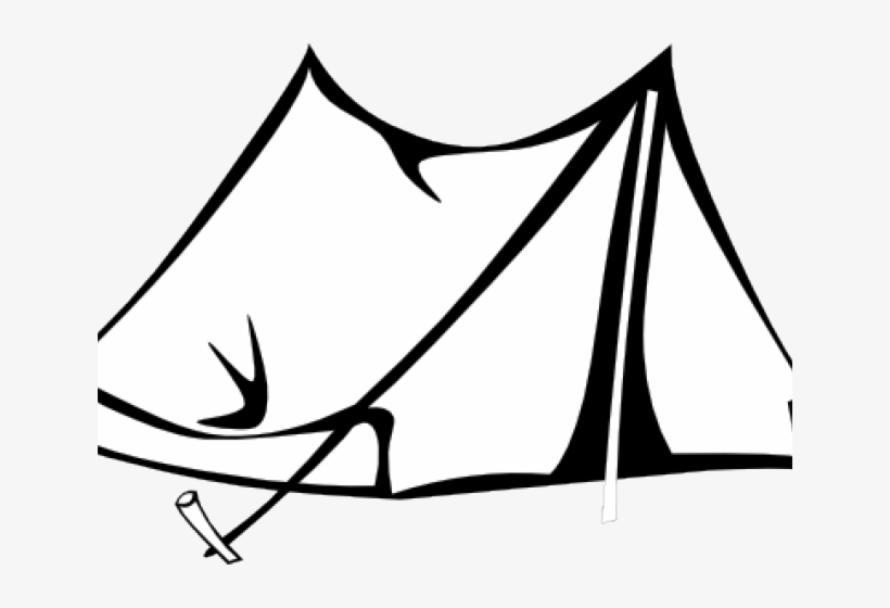 Camp Tent Cliparts - Tent Clip Art, transparent png download