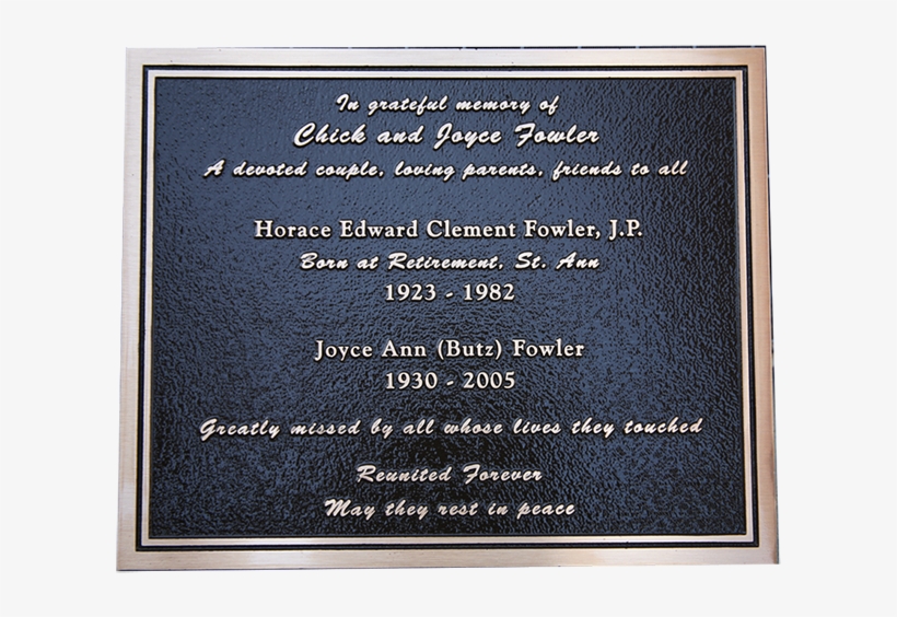 Zoom In - Commemorative Plaque, transparent png download