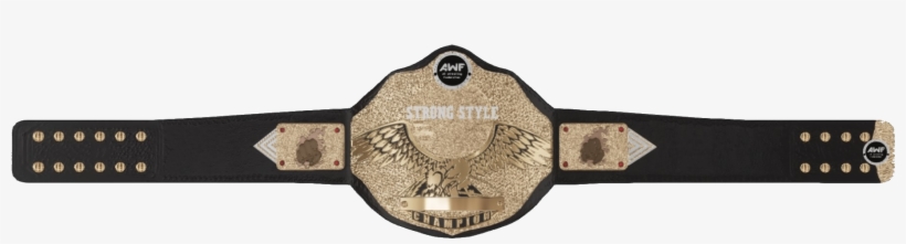 Awf Strong Style Championship - Emblem, transparent png download