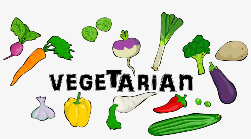 Vegetable Fruit Flowering Plant Line - Vegetarianism Clip Art, transparent png download