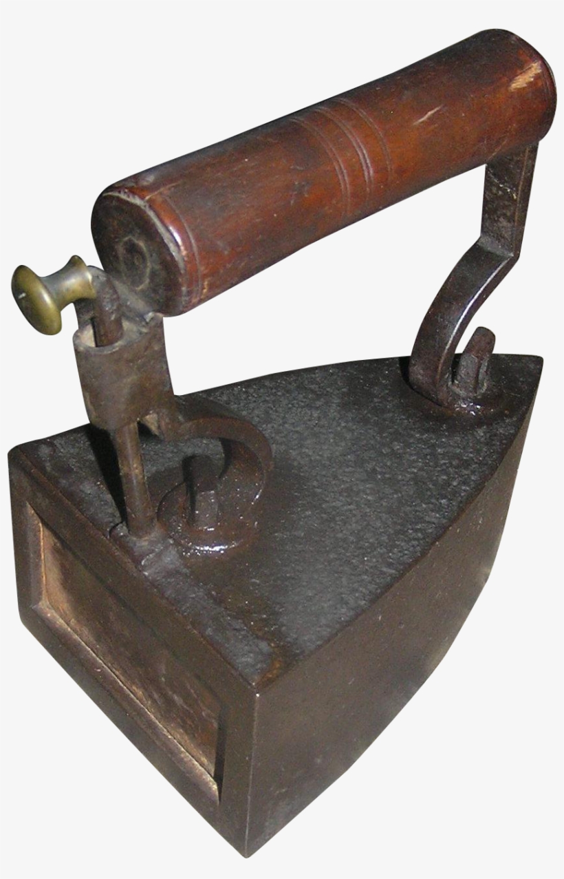 Iron, Child's Sad Or Box Flat Iron From The Late 18th - Flat Iron Sewing Tools, transparent png download