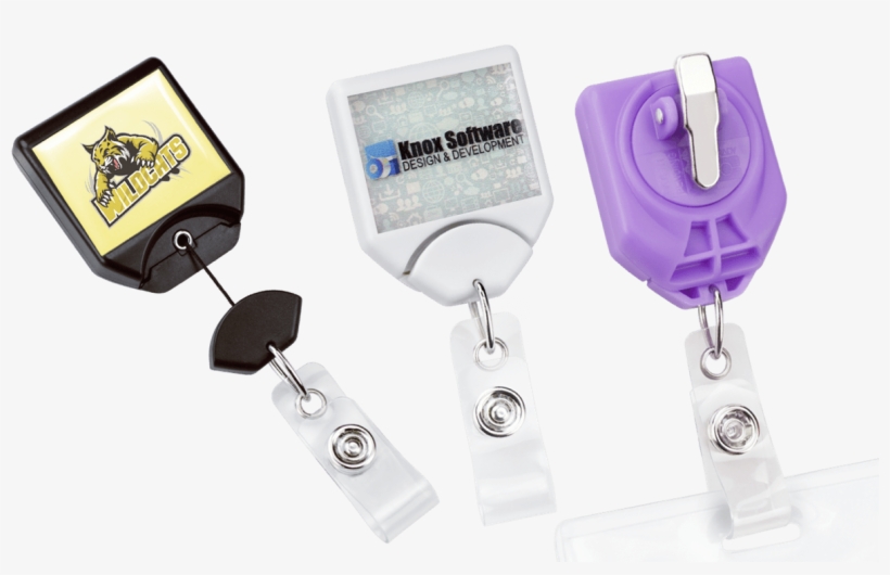 Custom Twist Free B Reel® Badge Reel With Swivel Snap - Badge, transparent png download