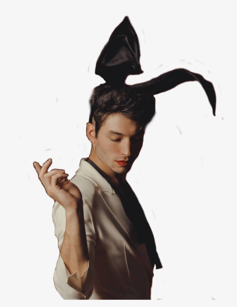 Ezramiller Sticker - Ezra Miller Playboy Photoshoot, transparent png download