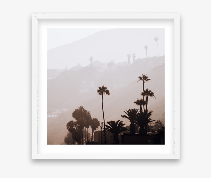 Santa Monica Sunset Sq - Picture Frame, transparent png download