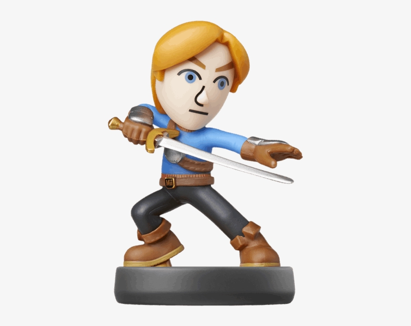 Nintendo Amiibo - Wii Swordsman, transparent png download