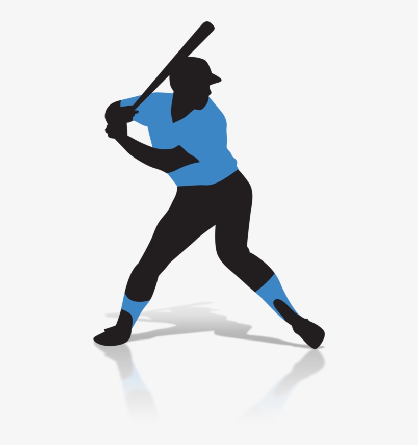 Baseball Bats Batting Pitcher Clip Art - Baseball Player Swinging Png, transparent png download