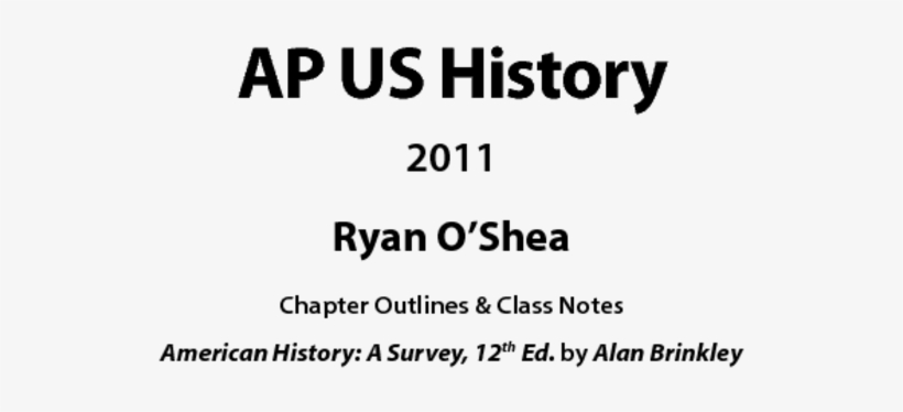 Ap Us History Notes - Alcaldia De Santa Marta, transparent png download