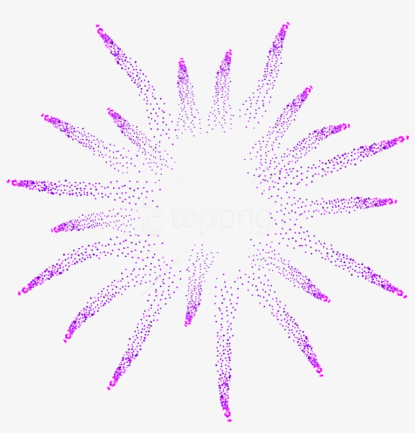 Free Png Purple Fireworks Png - Fireworks Clipart Pink Png, transparent png download