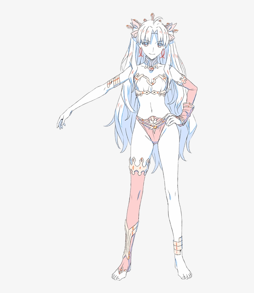 Ishtar Character Lineart Https - Fate/grand Order, transparent png download