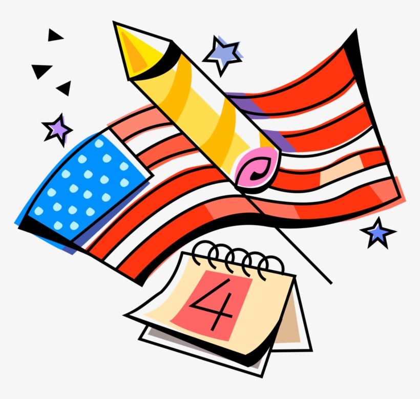 Vector Illustration Of Independence Day 4th Of July, transparent png download