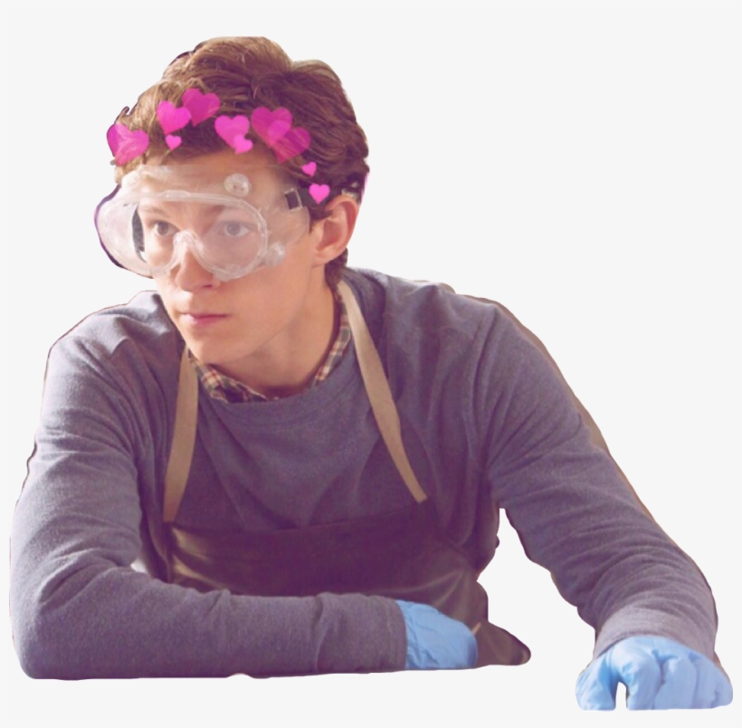 Peterparker Sticker - Peter Parker In Goggles, transparent png download