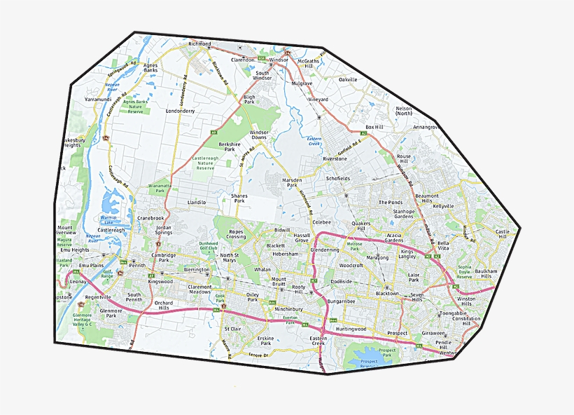 Delivery Map Party Time Castles - Map, transparent png download