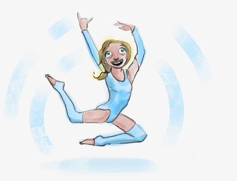 Untitled Artwork 86 - Figure Skating Spins, transparent png download