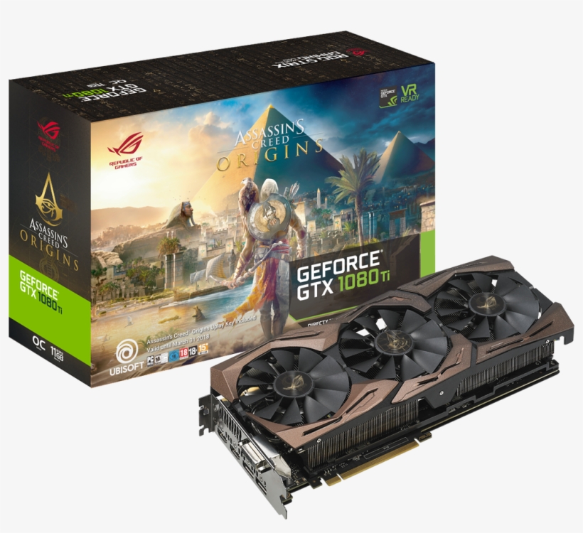 Rejoignez La Confrérie ⚔ La Rog Strix Geforce Gtx 1080 - Gtx 1080 Ti Strix, transparent png download