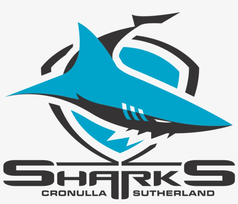 Cronulla-sutherland Sharks Vector Logo - Cronulla Sharks Logo, transparent png download