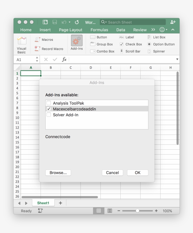 In The Developer Tab, Click On The Add-ins Button - Ssh Tool, transparent png download