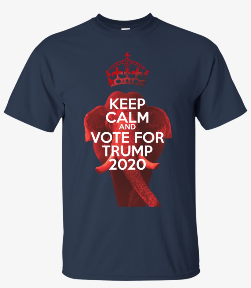 Keep Calm And Vote Trump - T-shirt, transparent png download