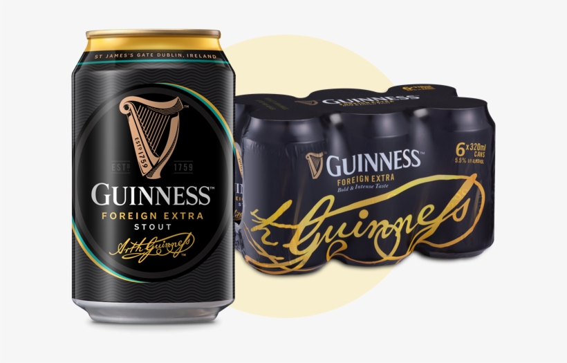 Guinness Stout Pdp 6can - Guinness Stout Can Malaysia, transparent png download
