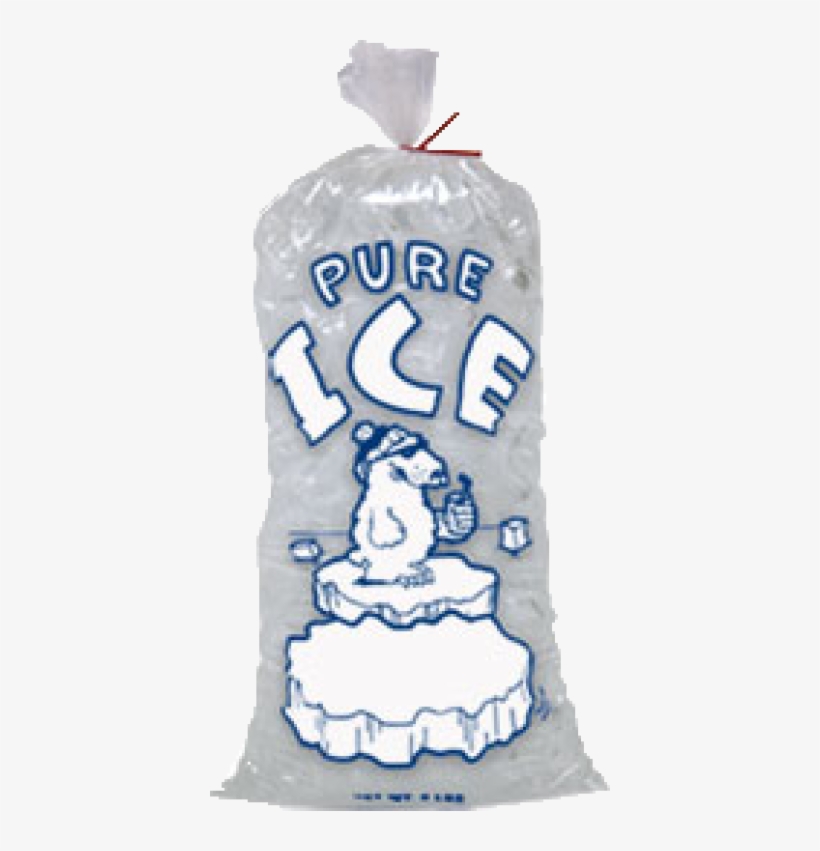 Plain Top Ice Bags With Twist Bag Of Ice Cubes PNG Image Transparent PNG Free Download on