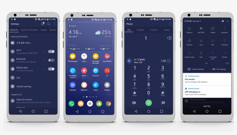 Wsdeveloper Support All Lg G Night Theme - Lg G6 Pixel Theme, transparent png download
