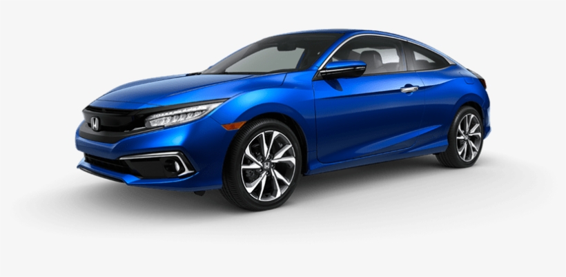 Aegean Blue Metallic - 2019 Honda Civic 2 Door, transparent png download