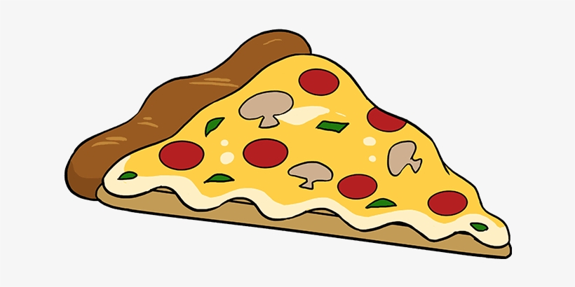 680 X 678 2 - Easy Step By Step Pizza Drawing, transparent png download