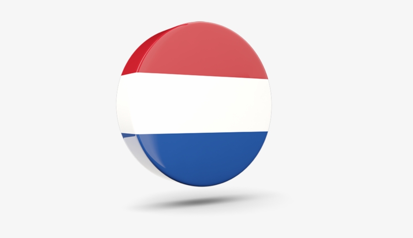 Illustration Of Flag Of Netherlands - Circle, transparent png download