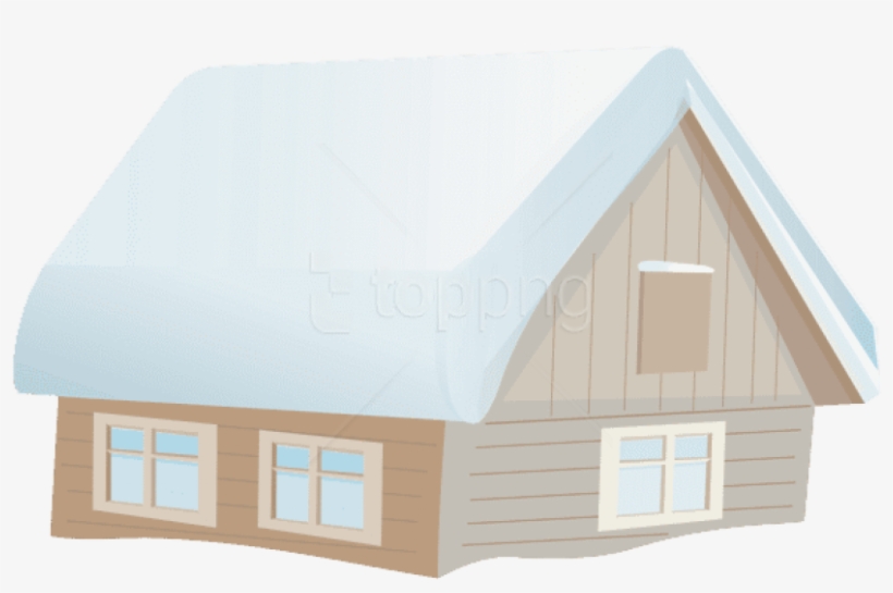 Free Png Transparent Winter Simple House Png - Roof, transparent png download