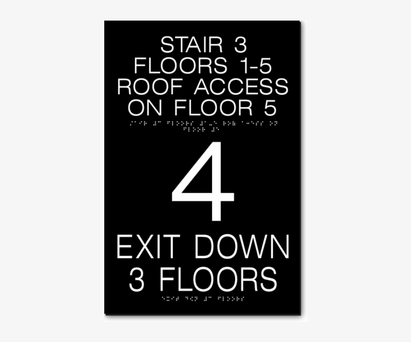 Ibc / Ifc Floor Stairwell Sign - Poster, transparent png download