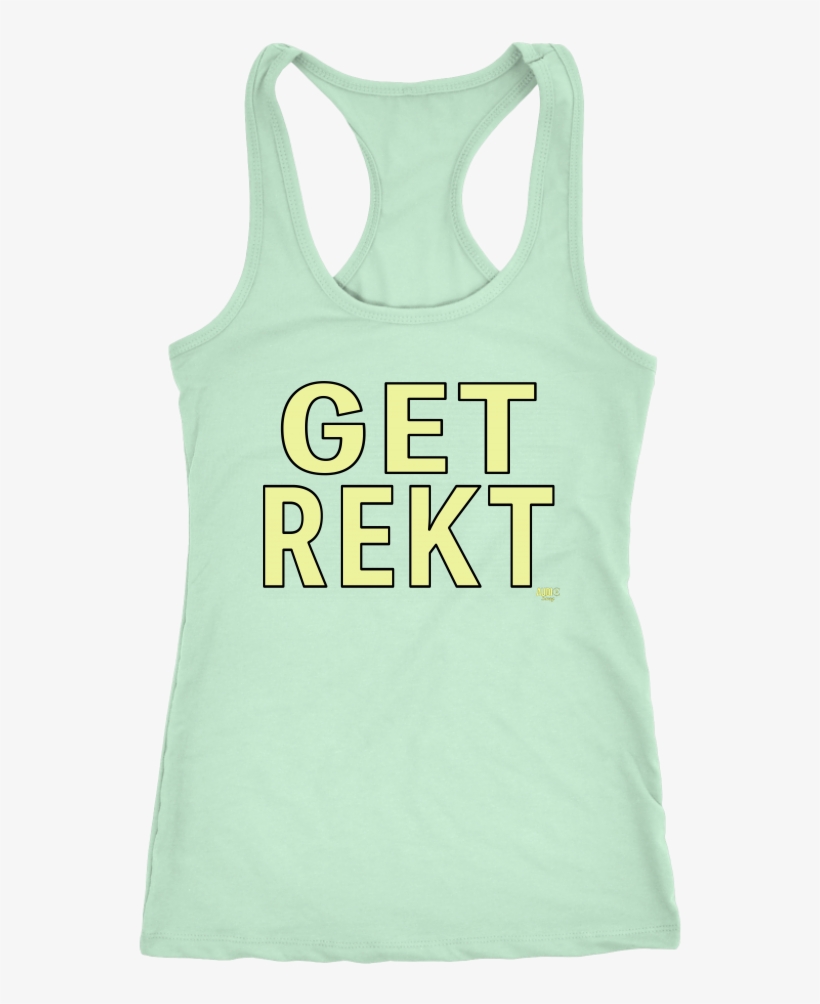 Get Rekt Ladies Racerback Tank Top - Active Tank, transparent png download