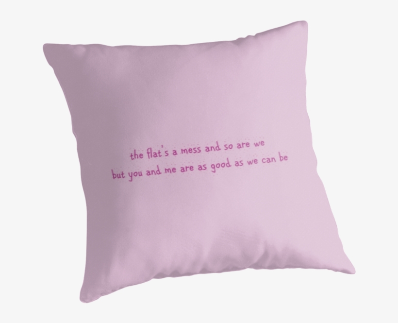 The Flat's A Mess- Dodie Clark - Throw Pillow, transparent png download
