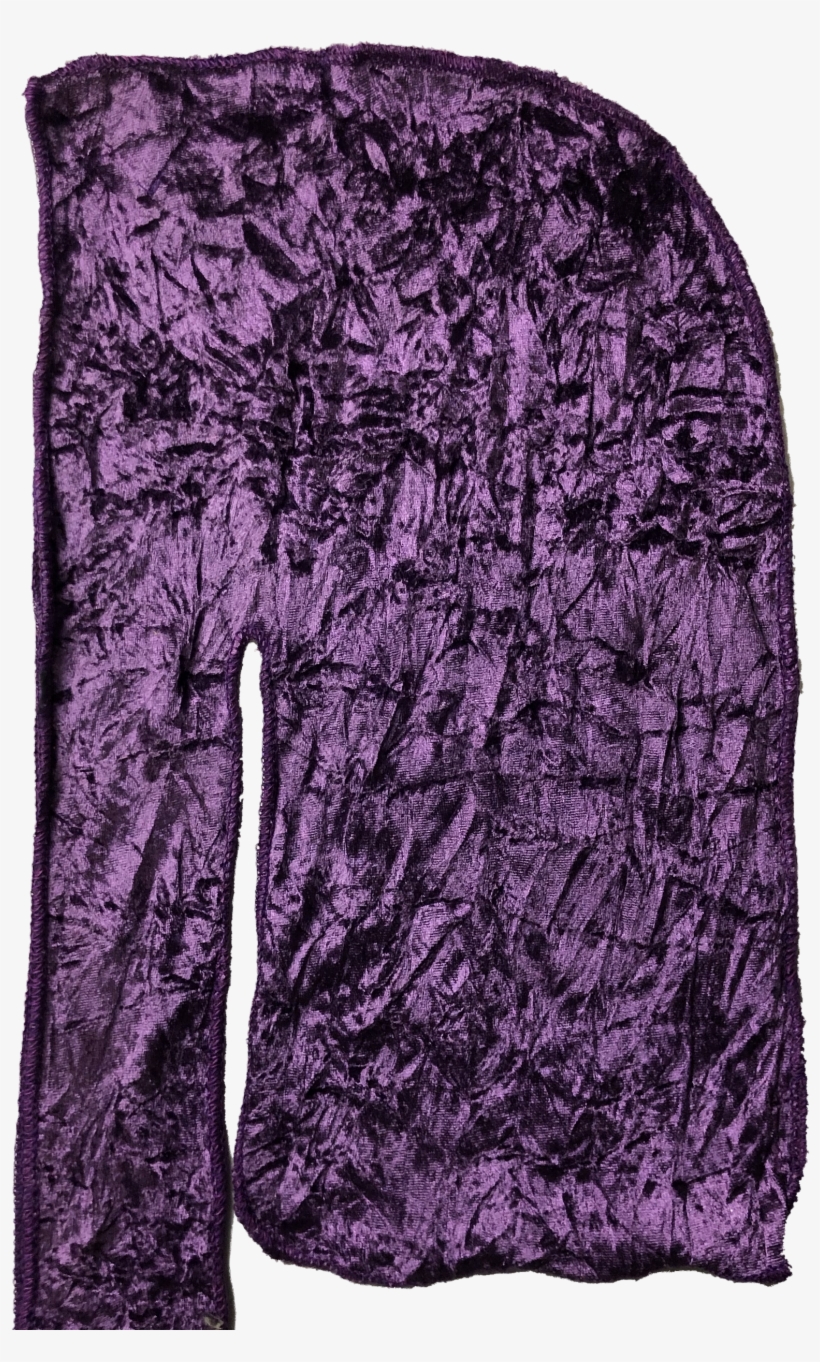 Purple Textured Velvet Durag - Illustration, transparent png download