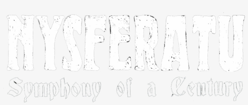 Nysferatu White Logo - Nosferatu, transparent png download