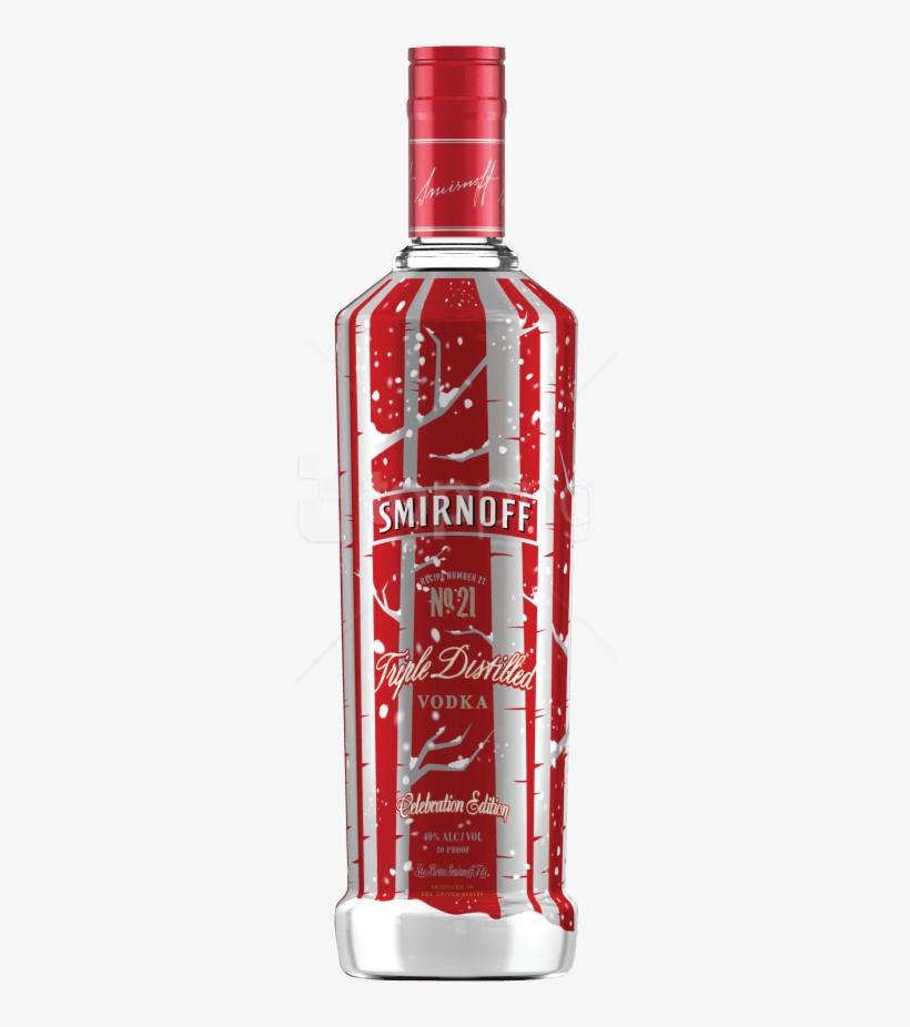 Free Png Download Vodka Bottle Png Images Background - Smirnoff Holiday, transparent png download