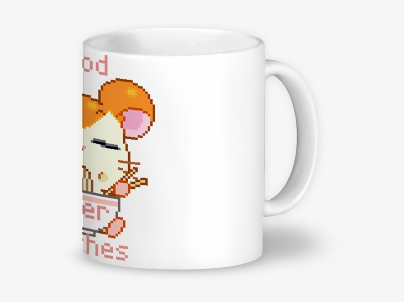 Caneca Food Over Bitches - Coffee Cup, transparent png download