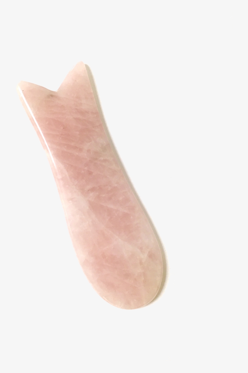 Rose Quartz Gua Sha Fish Shape - Cervelat, transparent png download