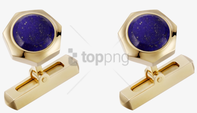 Free Png Download Cartier Lapis Cufflinks Png Images - Cle De Cartier Cufflinks, transparent png download