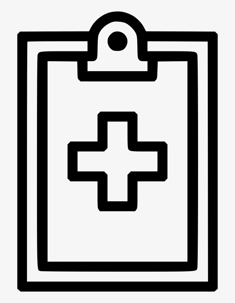 Medical Report File Pulse Clipboard Cross Comments - First Aid Cross Transparent, transparent png download