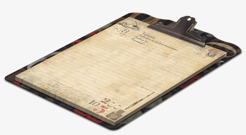 Numerals Clipboard & Notepad - Wallet, transparent png download