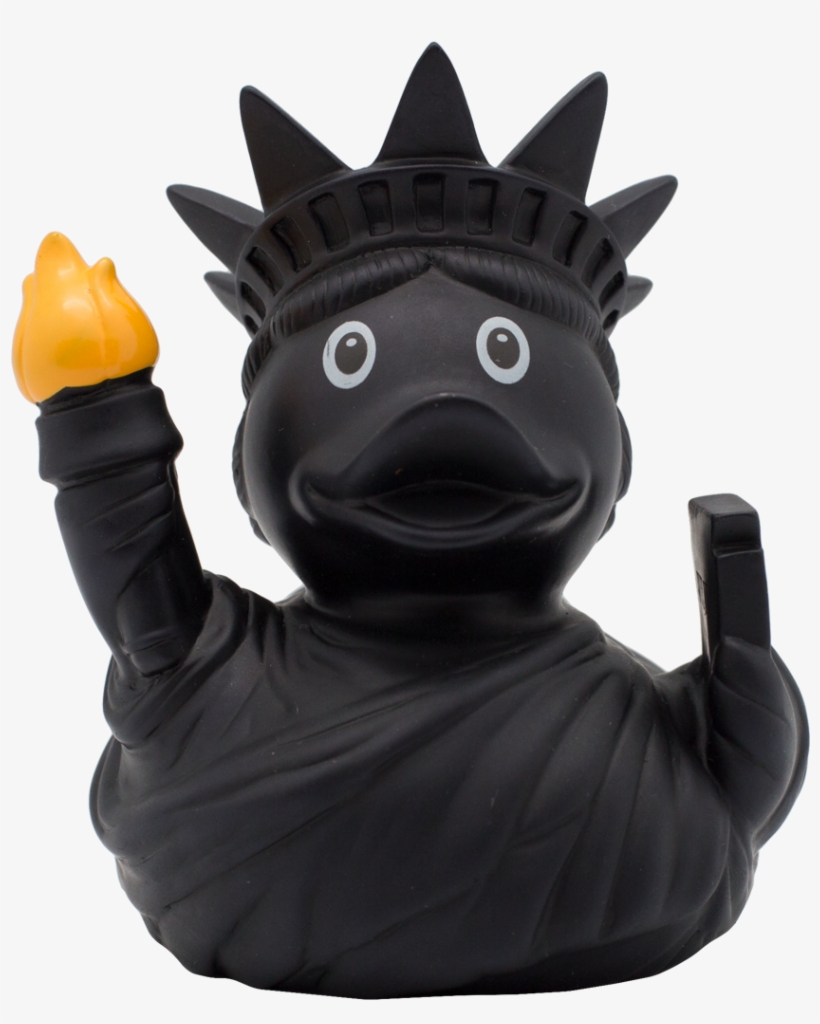 Estatua De La Libertad Negro - Rubber Duck, transparent png download