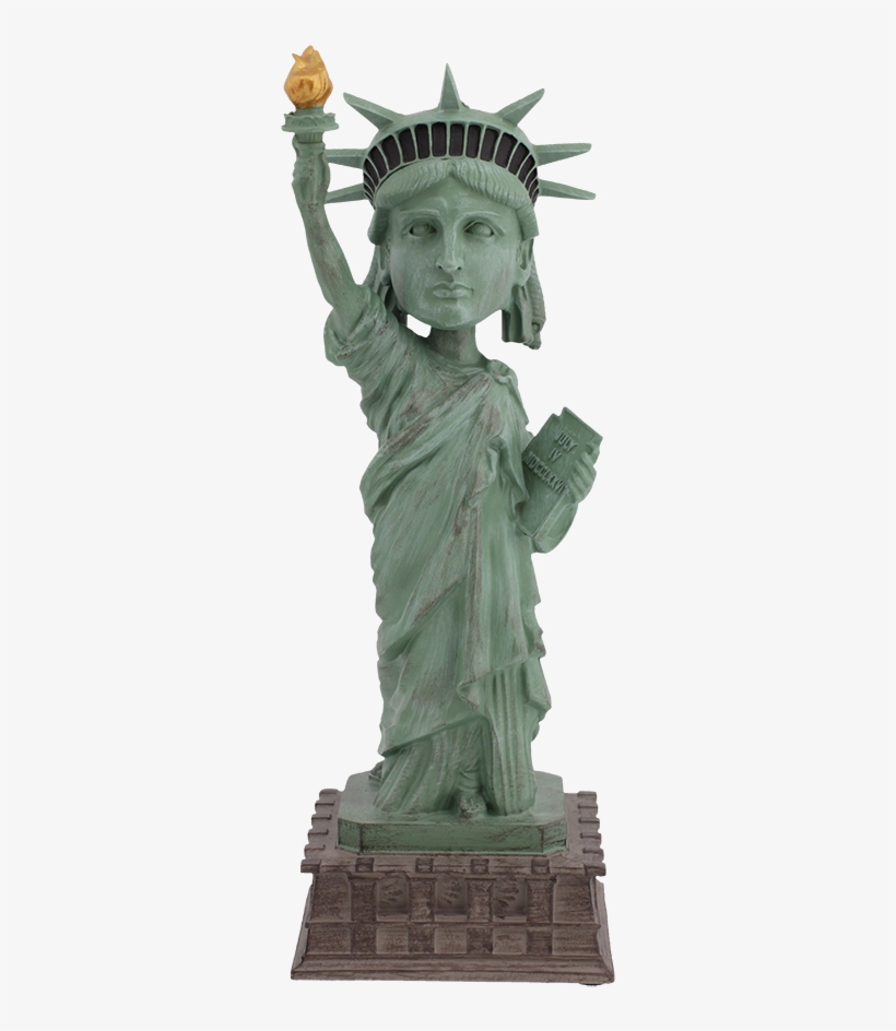 The Statue Of Liberty Is A Colossal Neoclassical Sculpture - Statue Of Liberty Bobblehead, transparent png download