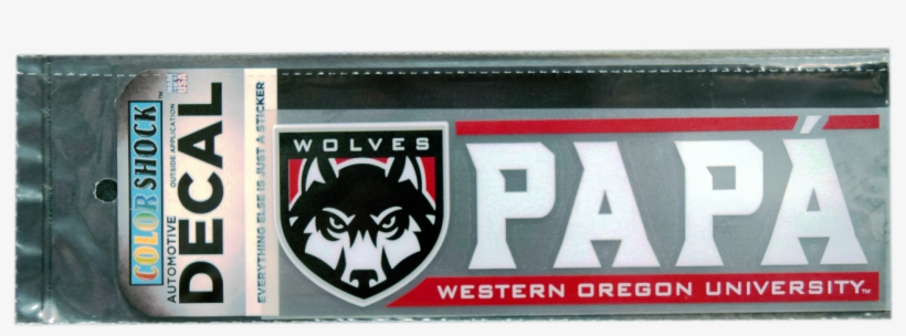 Image For Papá Decal - Western Oregon University, transparent png download