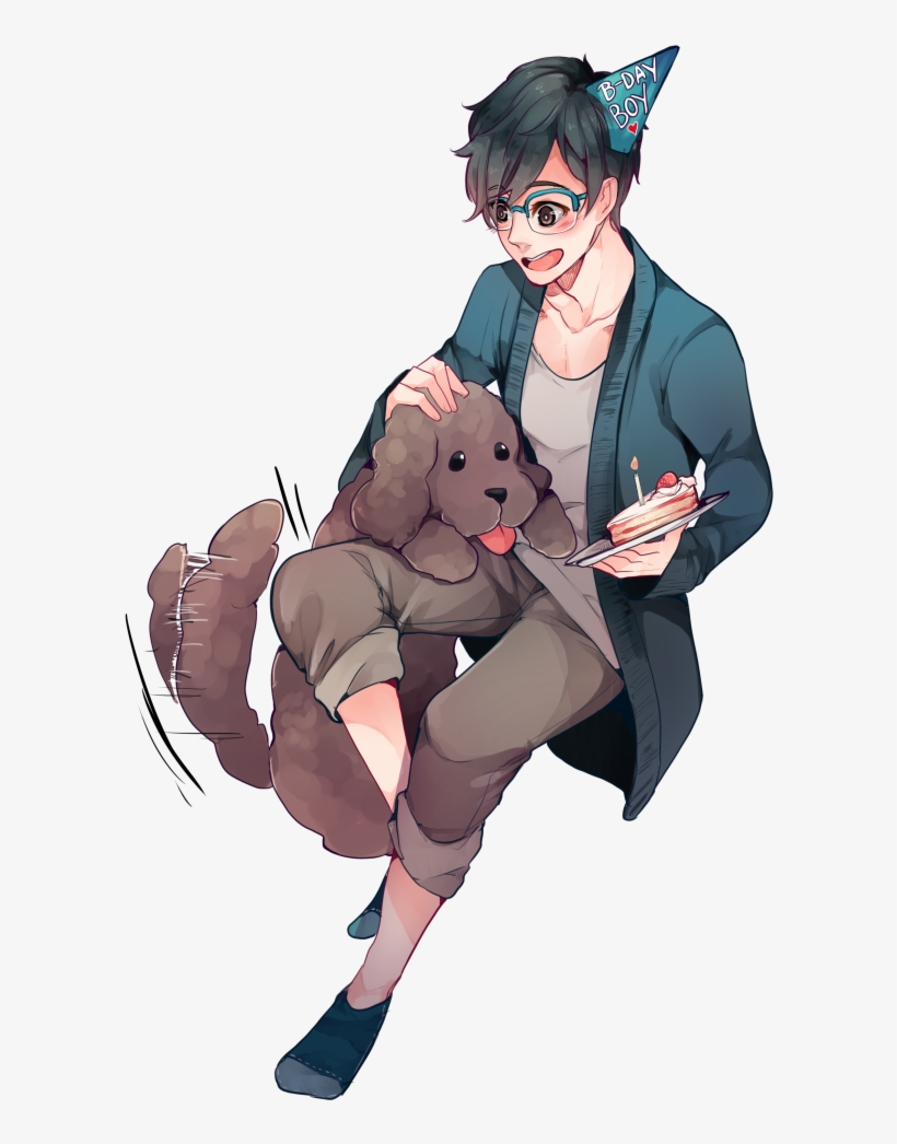 Love How Yuri Went From Birthday Pat To After Party - Illustration, transparent png download