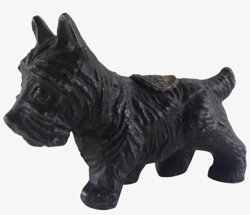 Vintage Solid Cast Scottie Dog Hyde Park Ny Souvenir - Scottish Terrier, transparent png download