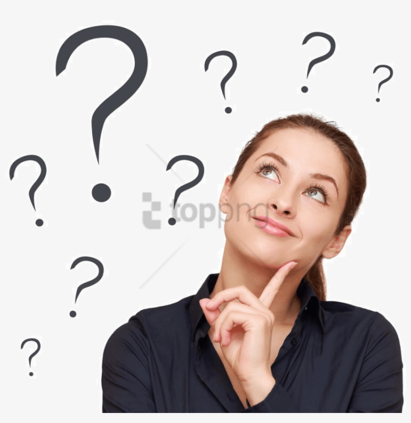 Free Png Business Woman Thinking Png Image With Transparent - Business Woman Thinking, transparent png download
