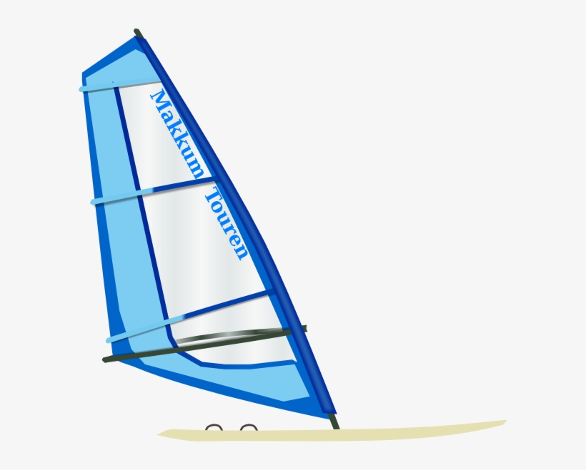 Small - 滑 浪 風帆 卡通, transparent png download