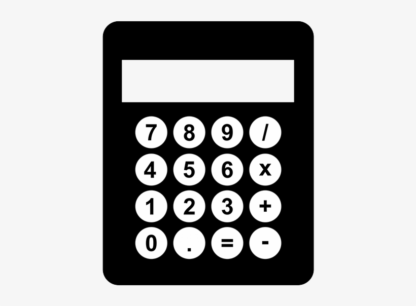 Kostenrechner / Calcolatore Costi Scrapbook Titles, - Calculator Clipart, transparent png download